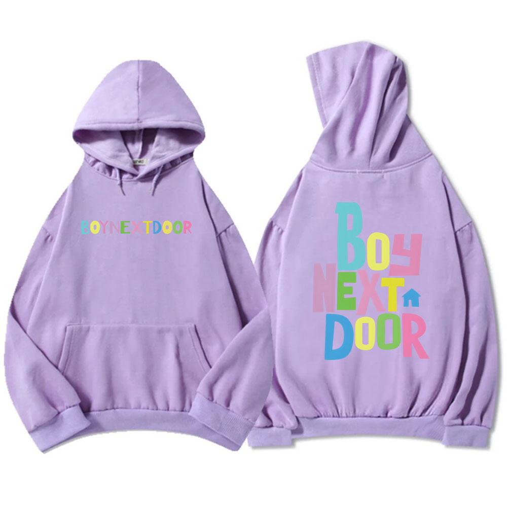 BOYNEXTDOOR Band Hoodies Sudaderas Мужская/Женская Одежда Длинный
