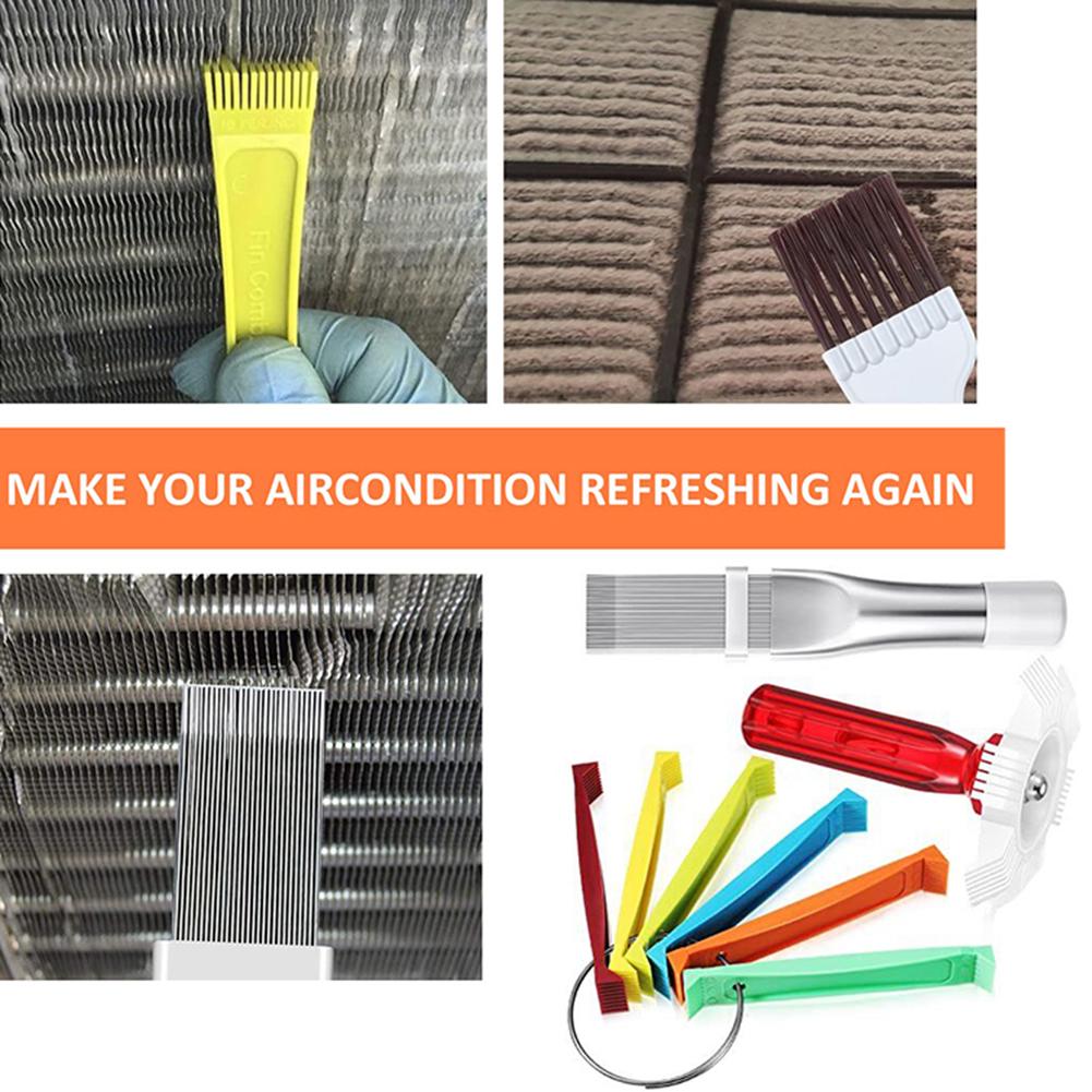 Fin Comb Tool Set For Air Conditioner Stainless Steel + ABS