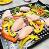 Heat Resistant Barbecue Grill Pan Non-Stick Coated Roasting Fish Plate Grill Basket  Picnic