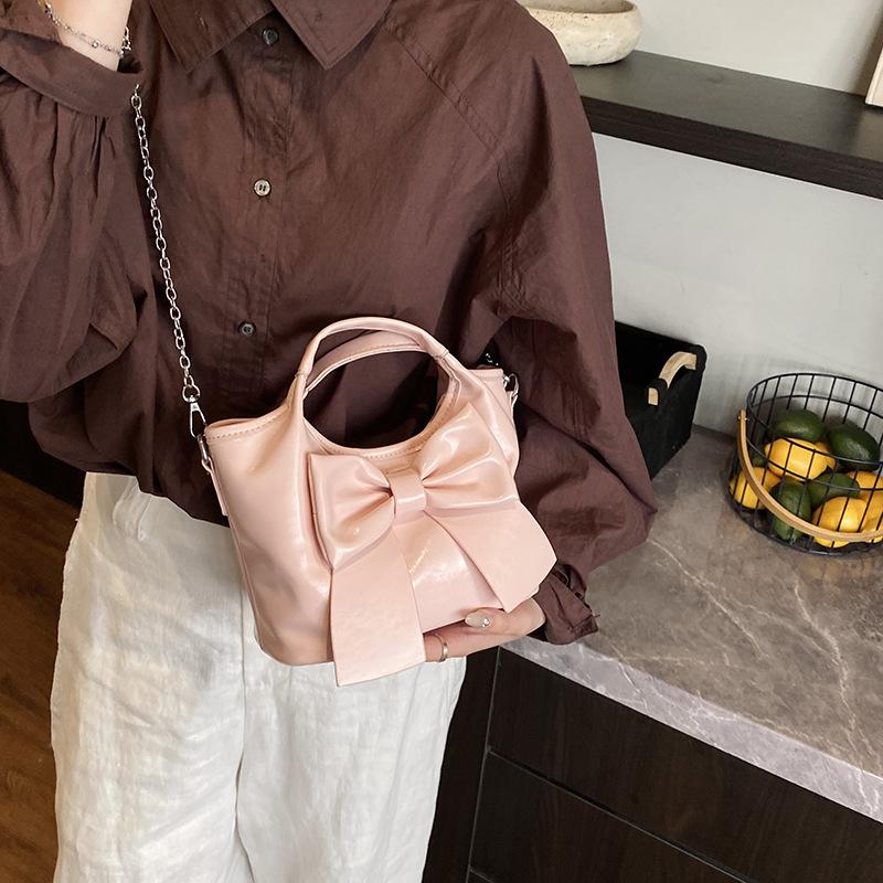 Bow Bag New Shoulder Messenger Bag Fashion Women's Bag