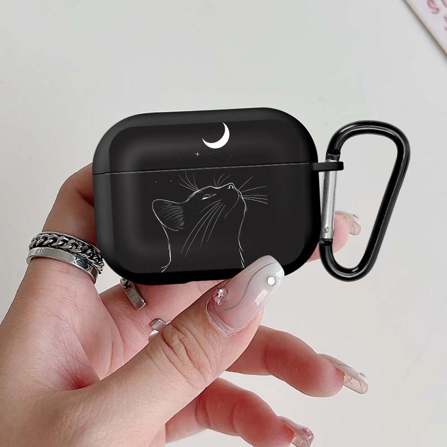 Чехол «Звездное небо» с кошкой для Airpods Pro3 Pro 4 3 1 Pro2 2 Чехлы для наушников Обложка