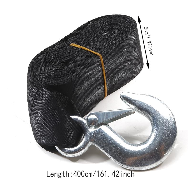 Car Trailer Winch Strap with Heavy Duty Hook Creative Boat Trailer Winch Strap Replacement