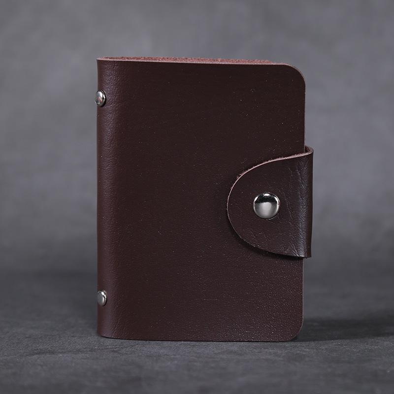 PU Leather Function 24 Bits Card Case Business Card Holder Men Women Credit Passport Card Bag ID Passport Card Wallets KTY