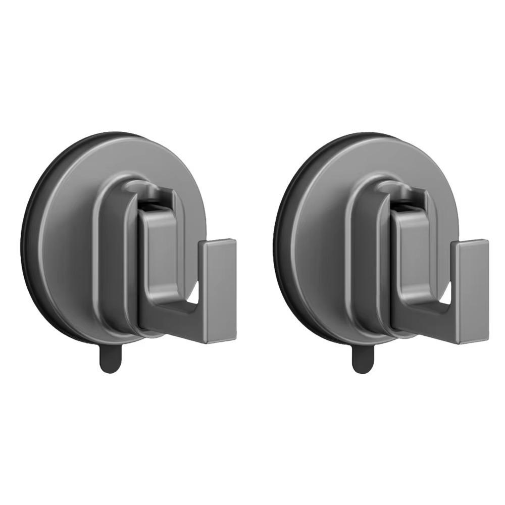 1/2 Pcs Strong Vacuum Suction Cup Hooks Wall Mounted Bathroom Clothes Hanger Shower Hooks