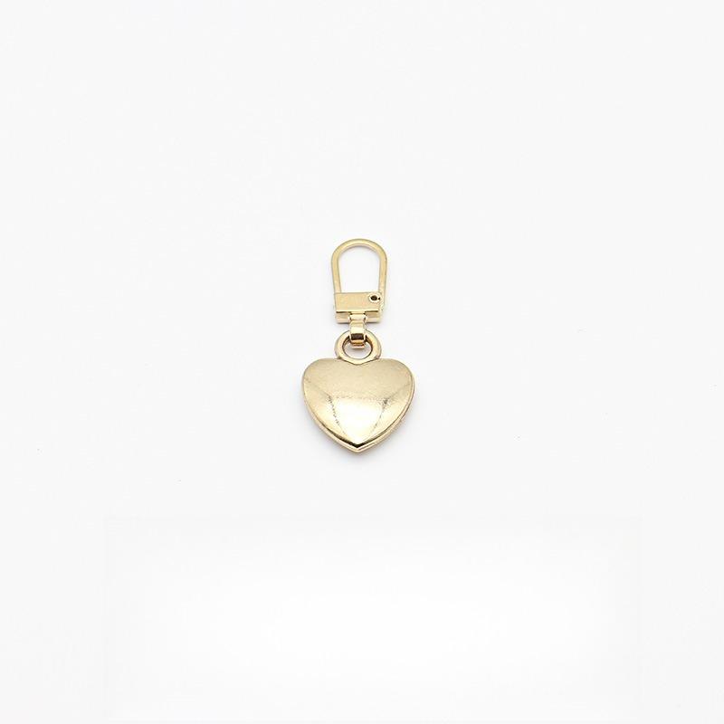 Металлические пуллеры для молний в форме сердца для шитья и ремонта своими руками