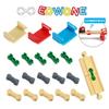 Toys Track Connector Toys Wooden Track Accessories Train Track Toys Wooden Track Railway Toys