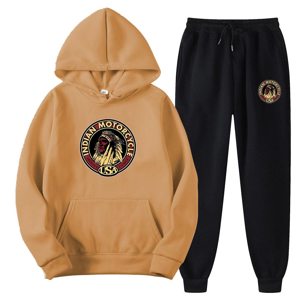 Spring And Autumn Men's Casual Sport 250g\m² Tracksuits Hoodies And Pants Clothing Oversized Sweatshirts Suits Hooded Coats