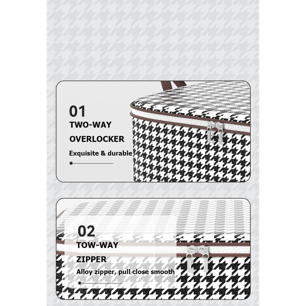 Нетканая сумка для хранения одеяла, бытовая сумка для одежды большой вместимости, упаковочная коробка для брюк, сумка для переезда одежды с одеялами