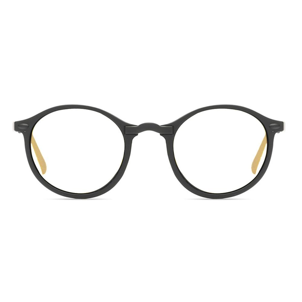 Round Style Handcrafted Frame One-piece Nose Pads Fashion Photochromic Reading Glasses +0.75 To +4