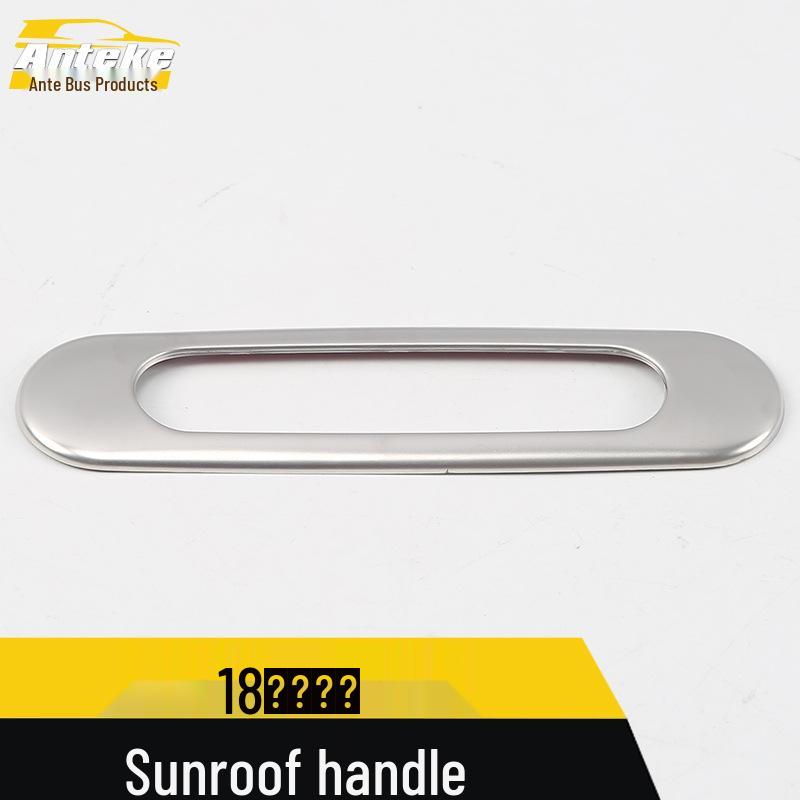 Angsino Sunroof Handle Ring & Armrest Trim Sticker for 18 Models