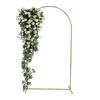 1PCS Gold Party Decor Arch Stand - 4FT/5FT/6FT/6.6FT/7.2FT Sizes - Balloon Frame & Backdrop Bracket for Weddings, Events