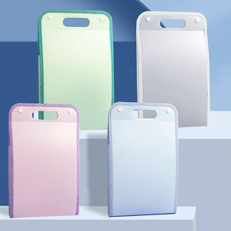 13 Pocket File Folders Portable A4 Letter Size Macaron Color Accordian Document Organizer For Classroom Office Home Storage