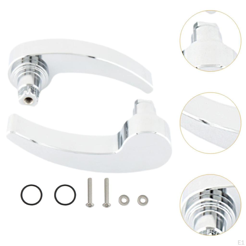 Saddlebag Latch Kit Directly Replace for Touring Street Glide 20142025 Silver