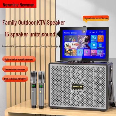 Портативная KTV акустическая система Newman K220 с сенсорным экраном, штекер CN (адаптер в комплекте)