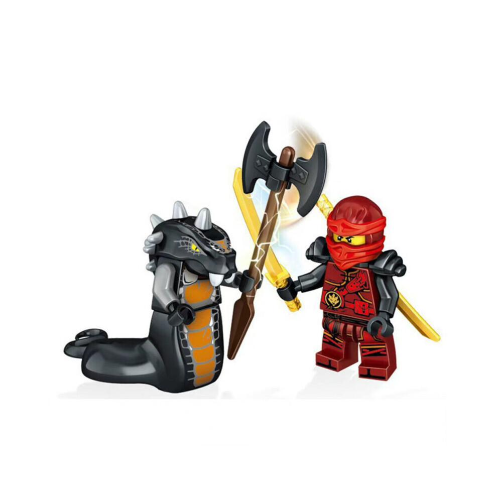 24 Pcs Ninjago Mini Figures Master Building Blocks Toys Collection Display Tabletop Toy for Kids Adult