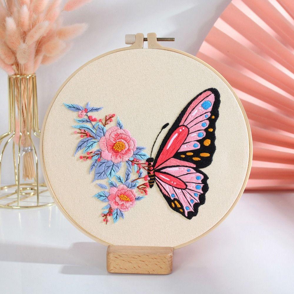 Игла Нить Швейные Принадлежности Иглопробивная Вышивка Цветами Вышивальный Пяльцы Набор для Вышивания Крестиком