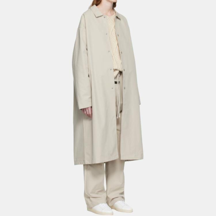 Fear of God Essentials Длинное пальто FW22 'Smoke' Мужское FOG-FW22-094