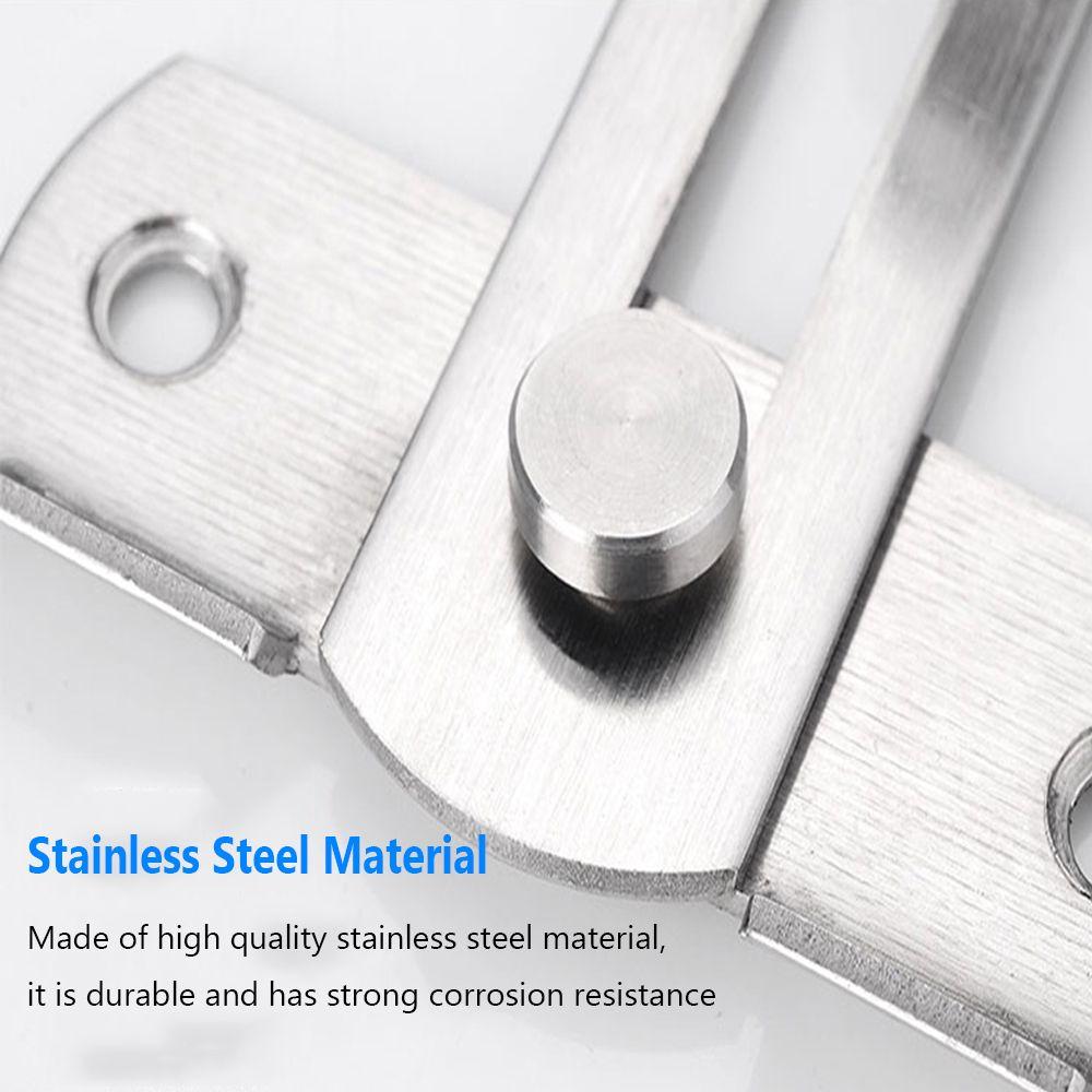 Hardware Fitting Buckle Right Angle Stainless Steel 90 Degree Door Hasp Barn Latch Cabinet Lock
