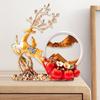 Deer Sculpture Moving Sand Art Picture Decor Figurine Modern Animal Statue,Desktop Decoration for