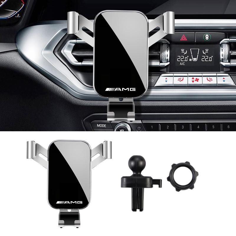 CRB1 ABS Car Phone Holder 360 Rotation Gravity Auto Grip Bracket For Mercedes Benz AMG W205 C300 W203 W206 W108 W124 W126 W140 W168