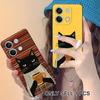 Милый Кофе-Кот Матовый ТПУ Чехол для Мобильного Телефона для Xiaomi Redmi 15 14 13 12 A5 3 2 1 C Plus 4G 5G Цветная Печать