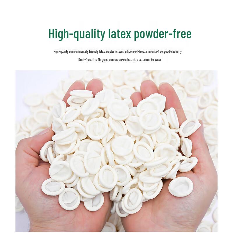 Haisidike Disposable Latex Finger Cots