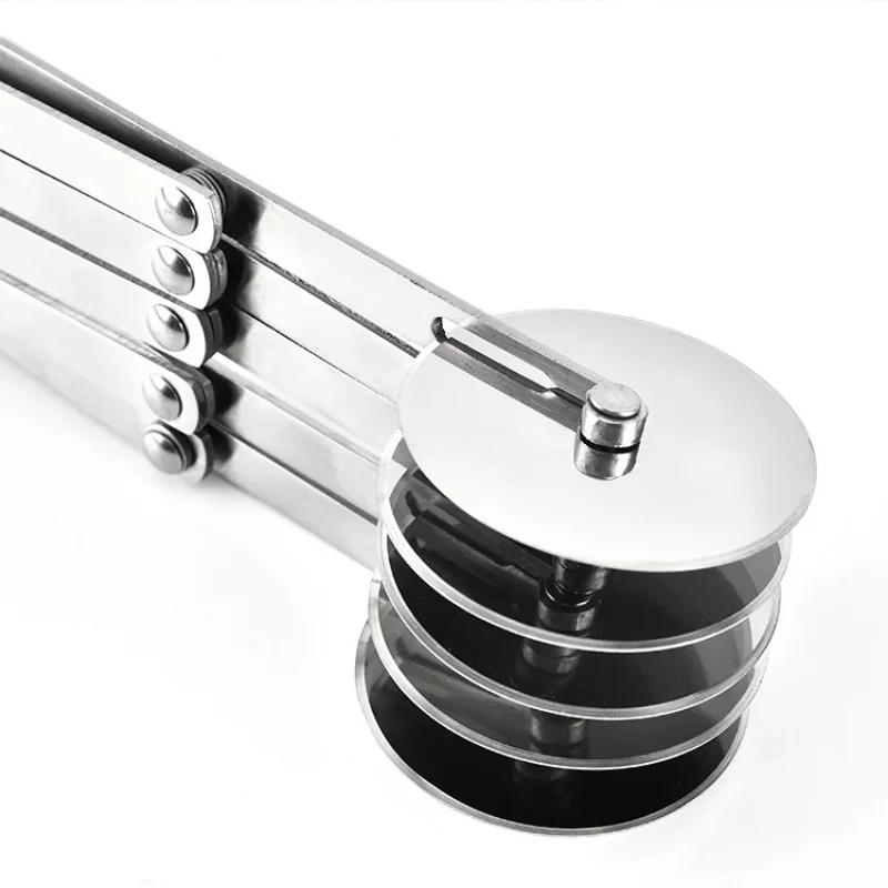 3/5/7 колесный резак, делитель теста, нож для теста, гибкий роликовый нож, овощечистка для пиццы, кондитерских изделий, нержавеющая сталь, противень для выпечки, инструмент