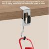 2pcs Detachable Double Hook Adjustable Backpack Hook Portable Desk Edge Hook  Office Desktop Edge