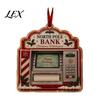Reusable Holiday Party Favors 2D Acrylic Christmas Cash Holder Ornament, Gift Card Hanging Personalized Money Hangers Xmas Tree Decor, Pocket Keepsake