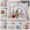 Alice In Wonderland Cushion Cover Cute Rabbit Cat Printed Sofa Pillow Vintage Home Decorative Pillow Case for Children Room