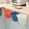 Mini Kitchen Cabinet Door Hanging Garbage Bin Can Desk Trash Storage Container Flower Pots
