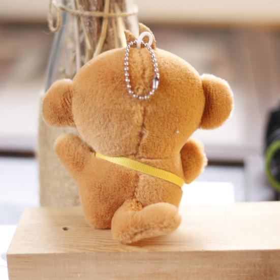 11cm Fashion Plush Toy Activity Gifts Monkey Keychain Cartoon Stuffed Doll Girls