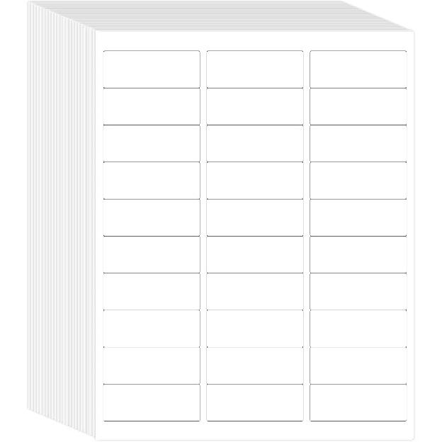 L LIKED Printable Address Labels, 1" x 2-5/8", 900 Labels, 30 per Sheet, Mailing Labels for Envelopes (30 Sheets)