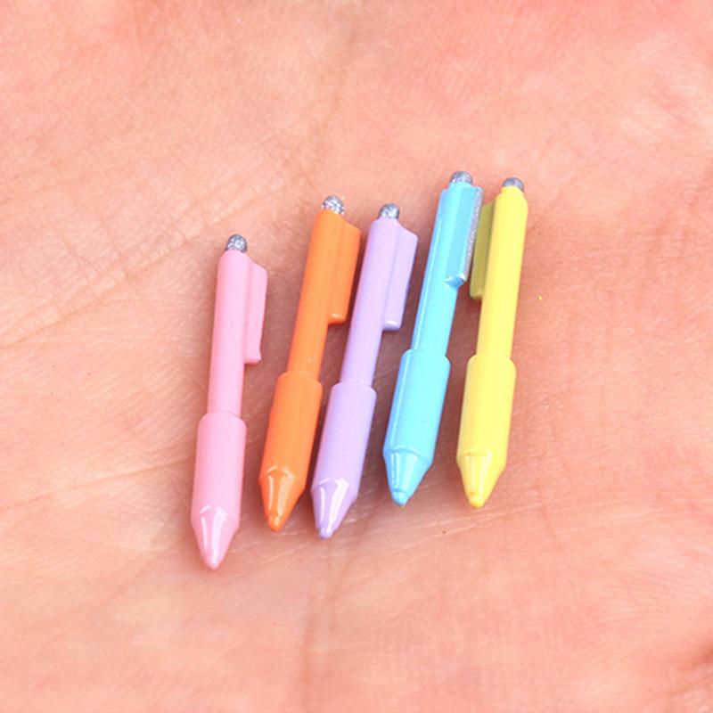 5 шт. 1/12 набор шариковых ручек для моделирования кукольного домика кукольный домик мини-учебное украшение кукольный домик школьные канцелярские принадлежности аксессуары