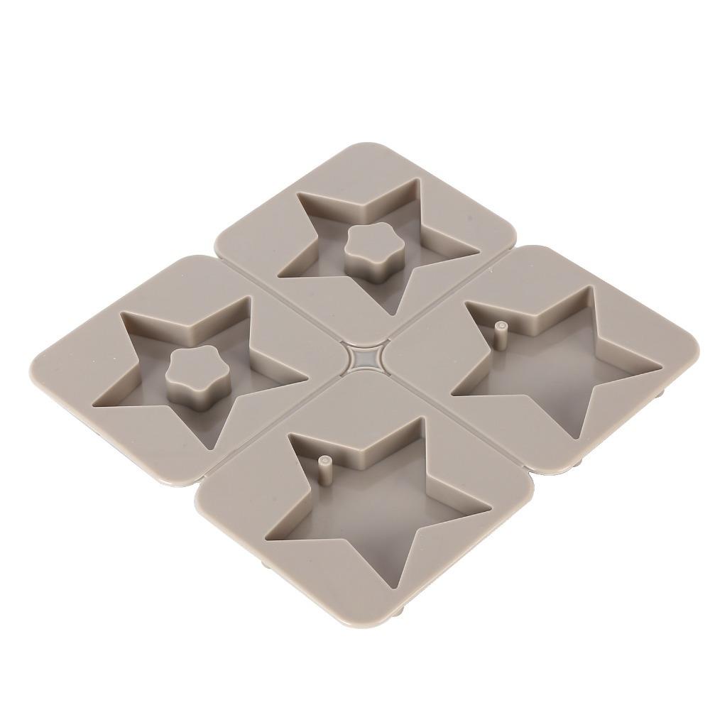 Multi-purpose Flexible Silicone Mold Reusable Easy Demold Candle Mold Durable with Hanging Hole Pendant Mold Home Decor