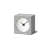 NEUT Alarm Clock, Analog, Natural Wood Grain, Gray, KK24-09 GY