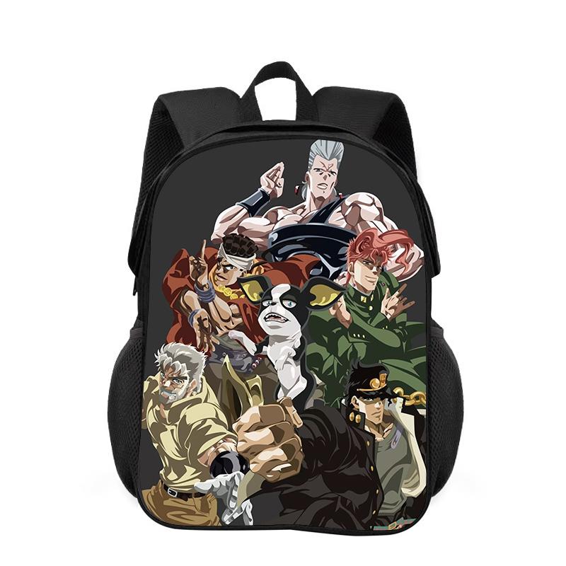 Рюкзак JoJo's Bizarre Adventure Прочный Модный Мультяшный Молния Большой Вместимости Лучший Подарок на День Рождения для Мальчика и Девочки