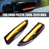 Top Quality Flowing Dynamic Side Turn Signal Lights for Ford Fiesta Mk7 MK6 B-Max 2PCS LED Yellow Mirror Blinker Sequential Lamp