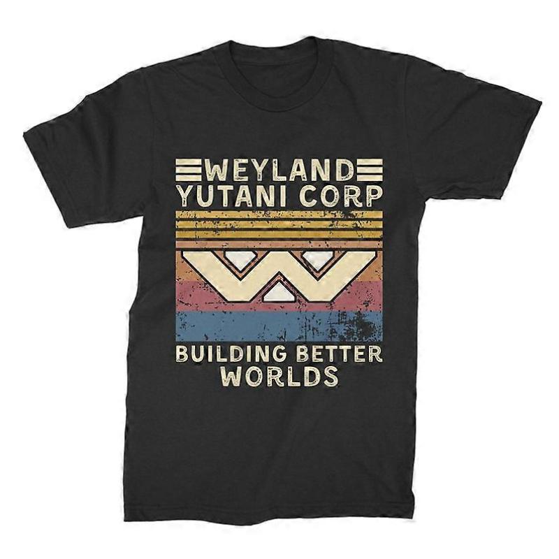 Футболка WeylandYutani Bill Betterworld Винтажный Дизайн От Корпорации Повседневная Одежда Стиль Y2k Харадзюку Модные Повседневные Топы