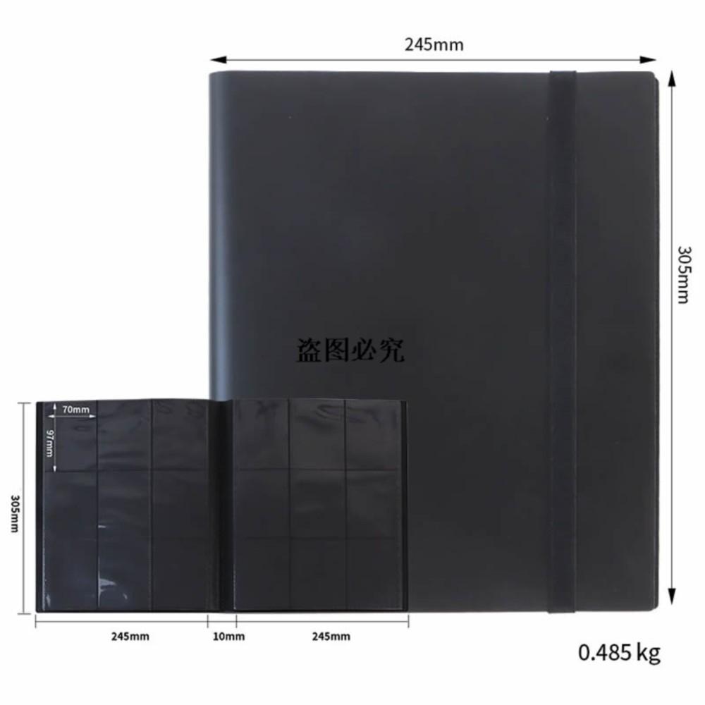 4/9Pocket Trading Card Holds 160/360 Cards Durable PP Cover Ideal For Basketball Baseball Sports Card Book Sleeve Binder