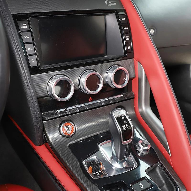 For Jaguar F-TYPE 2013-22 Aluminum Alloy Silver Car Air Condition Knob q2o Volume Control Button Trim Cover Car Accessories