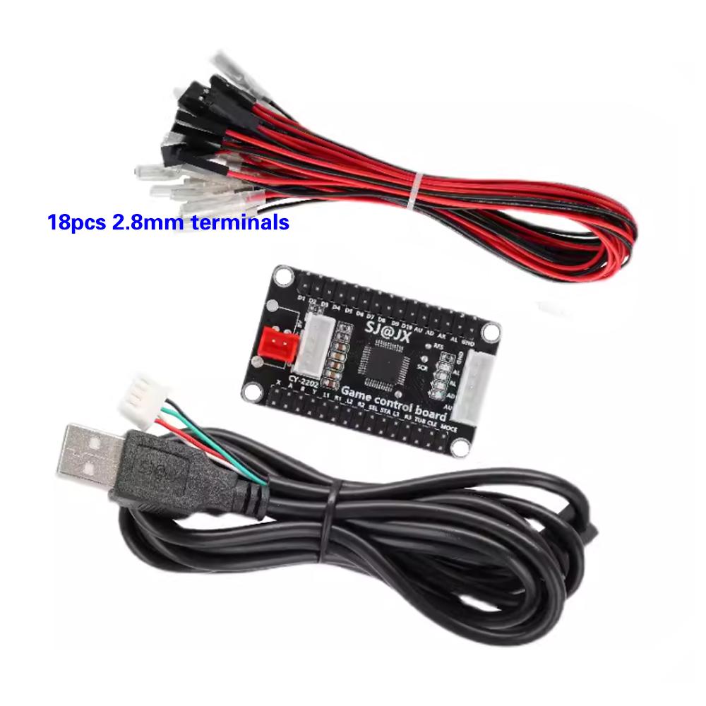 Нулевая задержка аркадный USB-кодер ПК PS3 переключатель Raspberry Pi Nintendo TO джойстик для 5PIN и 2,8 мм кнопки контроллер Hitbox