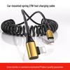 High-Speed 27W Type-C-L Spring Cable for iPhone 8-14