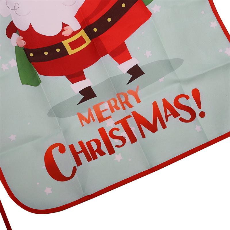 1 шт. фартук Санта-Клауса, рождественская елка, украшение для ужина, для мужчин и женщин, милый домашний кухонный фартук для приготовления пищи, выпечки, маслянистый фартук