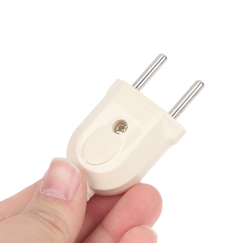 1 шт., европейский 2-контактный адаптер переменного тока, штепсельная вилка, розетка, адаптер