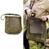 MultiPurpose Mesh Foraging Bag Mushroom Bag Mushroom Hunting Bag Collapsible Fruit Gathering Mushroom Basket for Outdoor