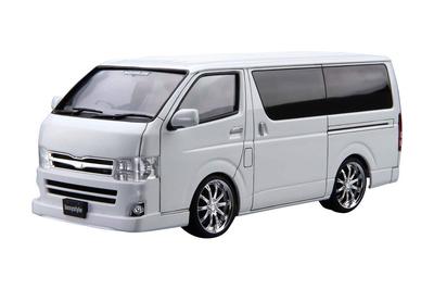 Aoshima Bunka Kyozai The Tuned Car Boxystyle TRH200V Hiace Super GL Пластиковый Модельный Комплект ООО. 1/24 '10