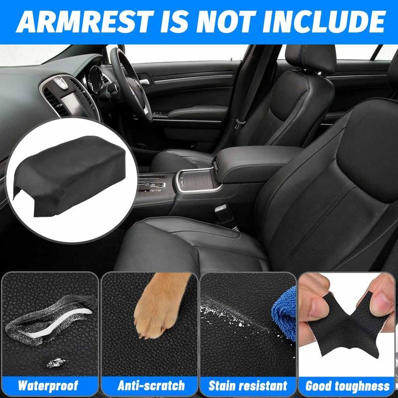 Car Center Console Armrest Cover Lid Arm Rest Pad Leather Auto Accessories Waterproof For Dodge Charger Chrysler 300 2011-2022
