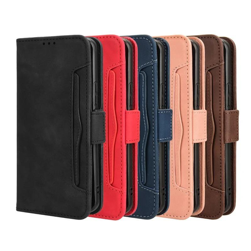 Для Honor Magic 6 Lite 5G чехол с несколькими слотами для карт кожаный чехол защитный чехол для Honor Magic6 Pro 5G чехол-кошелек с подставкой