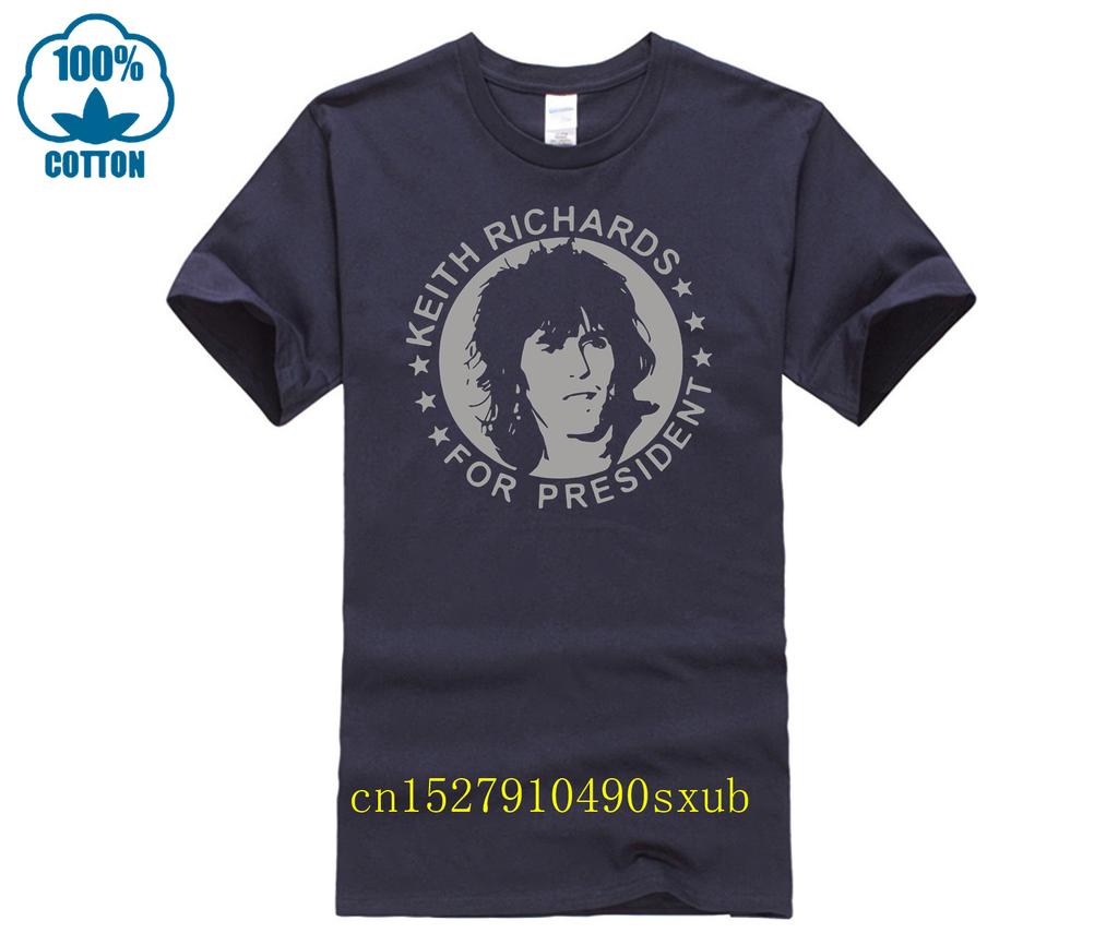 Fashion T Shirt 100 Cotton Keith Richards For President T Shirt